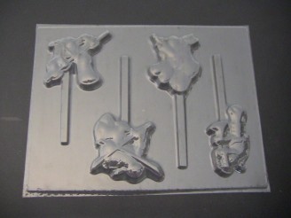 410sp TMNT Full Body Turtle Chocolate Candy Lollipop Mold